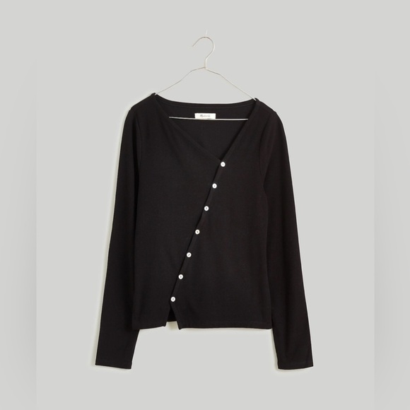 Madewell Asymmetrical Button-Front Cardigan - Picture 11 of 11